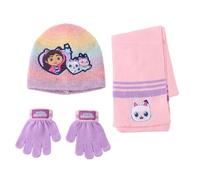 Conjunto gorro guantes bufanda La Casa de Muñecas de Gabby