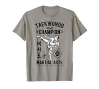 Conjunto gráfico retro de Taekwon-do Camiseta