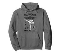 Conjunto gráfico retro de Taekwon-do Sudadera con Capucha