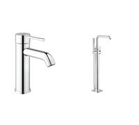 Conjunto grifo de bañera y ducha Grohe Essence 23491001, base de empotramiento Grohe 45984001, 23590001