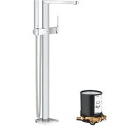 Conjunto grifo de bañera y ducha Grohe Plus 23846003, base de empotramiento Grohe 45984001