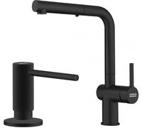 Conjunto grifo de cocina Franke Active 115.0653.382, dispensador de líquidos Franke Active SM 119.0547.906