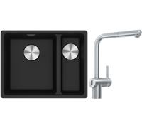 Conjunto grifo de cocina Franke Atlas Neo Sensor 115.0625.523, fregadero de granito Franke Maris 125.0687.265