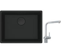 Conjunto grifo de cocina Franke Atlas Neo Sensor 115.0625.523, fregadero de granito Franke Maris 125.0697.759
