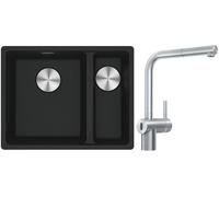 Conjunto grifo de cocina Franke Atlas Neo Sensor 115.0625.523, fregadero de granito Franke Maris 125.0687.264