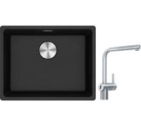 Conjunto grifo de cocina Franke Atlas Neo Sensor 115.0625.523, fregadero de granito Franke Maris 125.0686.716