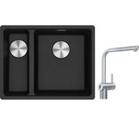 Conjunto grifo de cocina Franke Atlas Neo Sensor 115.0625.523, fregadero de granito Franke Maris 125.0687.269