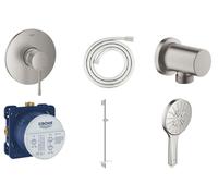 Conjunto grifo para ducha Grohe Essence 24057DC1, barra de ducha Grohe Rainshower 26603DC0, 26574DC0, 27057DC0, 35600000, 28388DC1