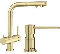 Conjunto grifo para filtro de agua Blanco Fontas-S II 526694, dispensador de líquidos Blanco Lato 526699