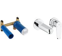 Conjunto grifo para lavabo Grohe Eurodisc Cosmopolitan 19573002, sistema empotrado para grifo Grohe Eurostyle 23571000