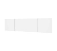 Conjunto habitación dormitorio principal completo color blanco mate y roble sahara
