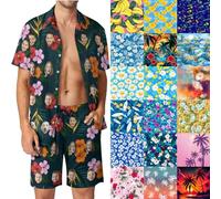Conjunto hawaiano personalizado para hombre con foto de cara, pantalones cortos y camisas hawaianas personalizables, vacaciones de verano, trajes de playa para hombre, regalos personalizados para