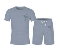 Conjunto Hombre Corto Chándal Verano Hombre Traje Baño Pantalón Camiseta Protección Solar Índice Cincuenta Más Playa Piscina Conjuntos De Treino Trajes Verano