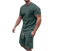 Conjunto Hombre Corto Chándal Verano Hombre Traje Baño Pantalón Camiseta Protección Solar Índice Cincuenta Más Playa Piscina Conjuntos De Treino Trajes Verano