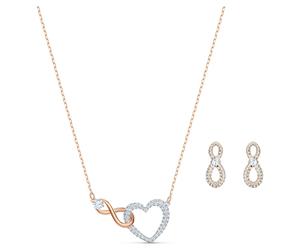 Conjunto Hyperbola, Infinity y corazón, Blanco, Combinación de acabados metálicos OS