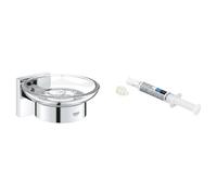 Conjunto jabonera Grohe Start Cube 41096000, pegamento Grohe QuickGlue 41127000