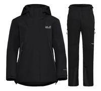 Conjunto Jack Wolfskin Flowline 2L Ins, mujer, negro