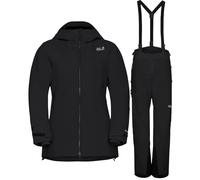 Conjunto Jack Wolfskin Flowline Pro 2L Ins, mujer, negro