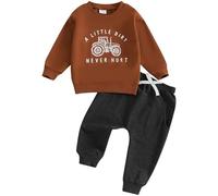 Conjunto Jogging niño niño niño conjunto de 2 piezas con sudaderas y pantalones chándal manga larga sudadera de manga larga pantalones conjuntos niño niño