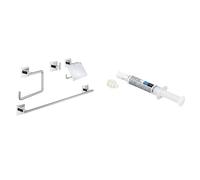 Conjunto kit de accesorios 4 en 1 Grohe Start Cube 41115000, pegamento Grohe QuickGlue 41127000