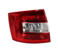 Conjunto lámparas traseras Cubierta De Luz Trasera Carcasa Lámpara Señal Freno Sin Bombilla Compatible Con Skoda Para Rapid Para Spaceback 2014 2015 2016 2017 2018 2019(Red,Left)