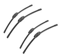 Conjunto Limpiaparabrisas Para Vw Para Polo Sedan Para Vento 2010-2017 Juego Limpiaparabrisas Delanteros Traseros Cepillos Cortadores Accesorios Parabrisas Ventana Escobillas(4 PCS)