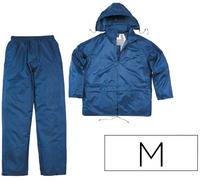 Conjunto Lluvia 400 Poliéster/Pvc Azul Marino Forma M - DELTAPLUS