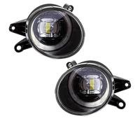 Conjunto luces antiniebla Conjunto Faros Antiniebla Delanteros Coche Blancos Tipo Angel Eyes Accesorios Repuesto Compatible Con A4 B6 2001 2002 2003 2004 2005(White White Ring)