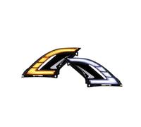 Conjunto luces antiniebla Luces Circulación Diurna Coche Luces Antiniebla Blancas DRL Amarillas Accesorios Faros Antiniebla 12V Compatible Con Accord 2023 2024