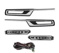 Conjunto luces antiniebla Luces Circulación Diurna DRL Coche Repuesto Faro Delantero Parachoques Con Cable Compatible Con Fit Para Shuttle 2019 2020 2021 2022 2023 2024