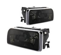 Conjunto luces antiniebla Par Luces Antiniebla Parachoques Delantero Coche Carcasa Blanca Ahumada Amarilla Accesorios Compatible Con Para E36 1992 1993 1994 1995 1996 1997 1998(Smoked)