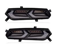 Conjunto Luces Traseras Coche Luces Freno Marcha Atrás para Chevrolet para Corvette C7 2014-2019 Luces Remolque(Full Set Smoked)