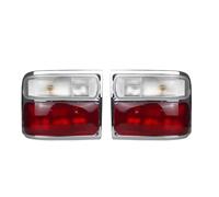 Conjunto Luces Traseras Coche Luz Freno Luz Estacionamiento Luz Señal para Toyota Coaster 2007-2016 Luces Remolque(Plating 1Pair)