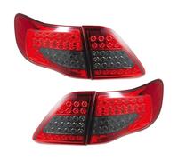 Conjunto Luces Traseras Coche Luz Freno Plug and Play para Toyota para Corolla 2007 2008 2009 2010 Luces Remolque(Red Smoked Lens)