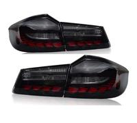 Conjunto Luces Traseras DRL Traseras Freno Marcha Atrás Plug and Play para Serie 5 2018 2019 2020 2021 2022 Luces Remolque(Black Red)