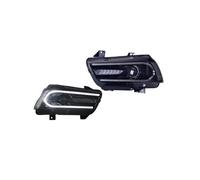 Conjunto Luz Antiniebla Delantera Para Dodge Para Cargador 2011 2012 2013 2014 Coche LED DRL Secuencial Señal Giro Faro