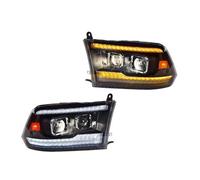 Conjunto Luz Antiniebla Delantera Para Dodge Para Faros Para Ram 2009-2018 Para Ram1500 2500 LED Faro DRL Accesorios Estilo Coche Lámpara Cabeza