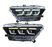 Conjunto Luz Antiniebla Delantera Para Ford Para Mustang 2015-2017 2018-2022 LED DRL Accesorios Señal Giro Ámbar Dinámico 2 Uds Faros LED(2015-2017)