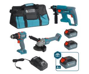 Conjunto Maestro Inalámbrico 3 en 1 KS RHAGD 20V SET 3 PLUS
