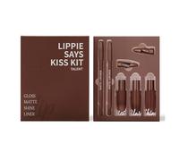 Conjunto Manchas Labios Larga Duración Matte Lipstick + Lip Gloss + Plumping Lip Gloss + Lip Liner 5 En 1 Lipsel Labios Lips Y Lipstick Combo