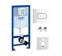 Conjunto marco empotrado Grohe Rapid SL 38539001, botón de descarga Grohe Arena 38858SH0