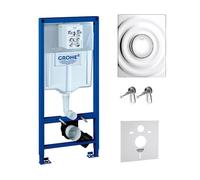 Conjunto marco empotrado Grohe Rapid SL 38539001, botón de descarga Grohe Surf 38574000