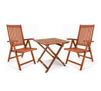 Conjunto mesa y sillas balcón Moreno 3 piezas