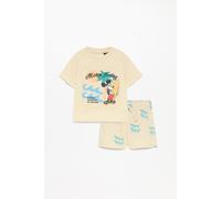 Conjunto Mickey Mouse ©Disney camiseta y bermuda AMARILLO CLARO 9-12 meses