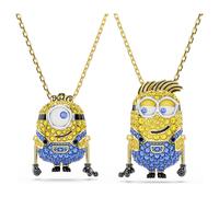 Conjunto Minions James and Henry, Pavé, Multicolor, Baño tono oro OS