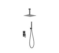 Conjunto moderno de grifería para ducha con un acabado negro mate estocolmo Suecia de Imex - Negro / Latón / Imex