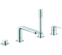 CombinaciÃ³n de baÃ±era lineal grande de 4 orificios para una mano, Color: cromado - 19577001