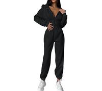 Conjunto Mujer Vestir Dos Piezas Color Liso - Moda Mujer Deportiva Casual, Conjunto De 2 Piezas Suave Único, Top Manga Larga con Capucha Y Pantalón - Adecuados para Primavera Y Otoño