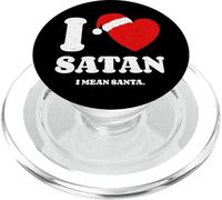 Conjunto Navideño Navidad I Love Satan I Mean Santa PopSockets PopGrip para MagSafe