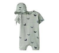 Conjunto 'NBMVROELS' Infantil NAME IT 68 navy / azul ahumado / verde pastel / blanco